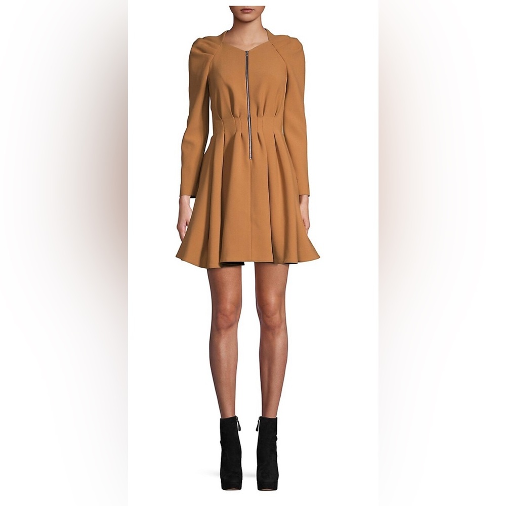 Maje Pleated Fit-&-Flare Dress